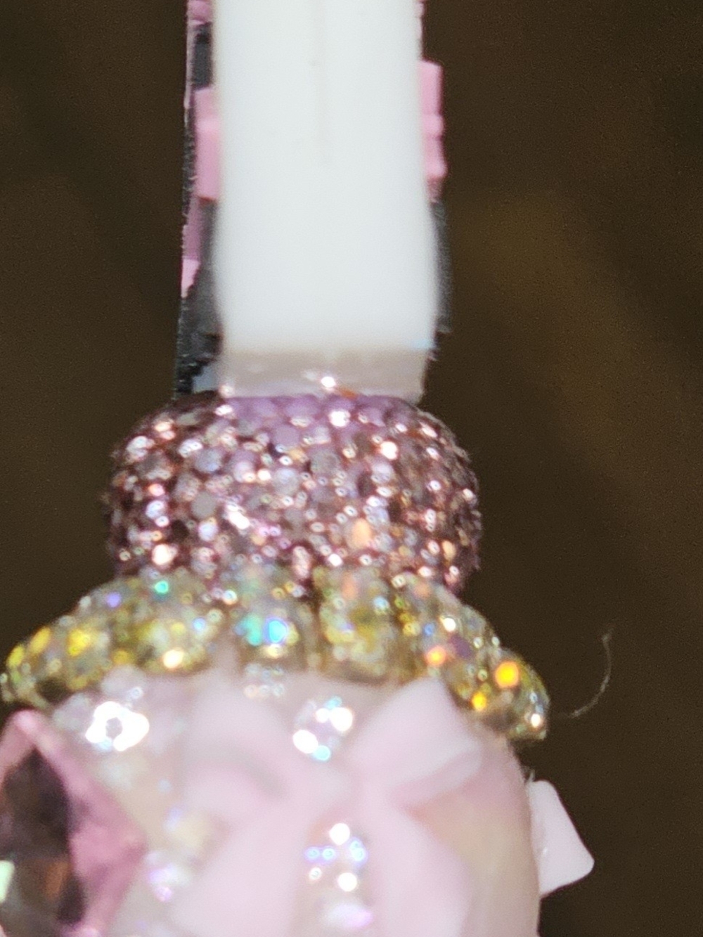 Pink Crystal Embellished Women’s Pen - Picture 4 of 6